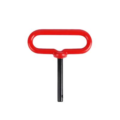 China Customized Inch Carbon Steel And Metric Size Carbon Steel Red Head Hitch Pin With Clip For Boat for sale