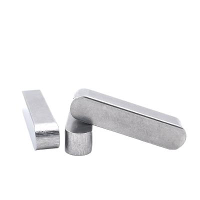 China SS304 SS316 Stainless Steel Factory Price Flat Key Pin Two End Round Pin for sale