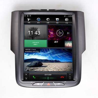 China Internet Option Tesla Style PX6 Android 9 For 1500 RAM 2500 3500 Multimedia Car Radio Gps Navigation 1 Din 2K 4G Stereo Player for sale