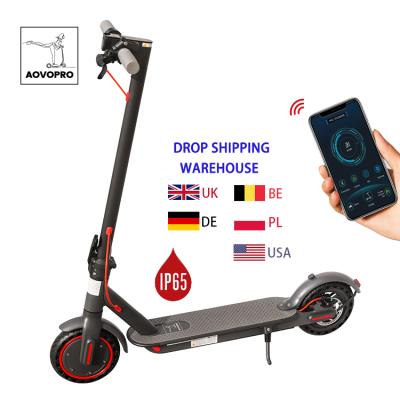 China Outdoor Sports UK Warehouse Delivery Aovo M365 Motor 350w 8.5 10.5ah Inch Faster Pro Waterproof Foldable Adult Electric Scooter for sale