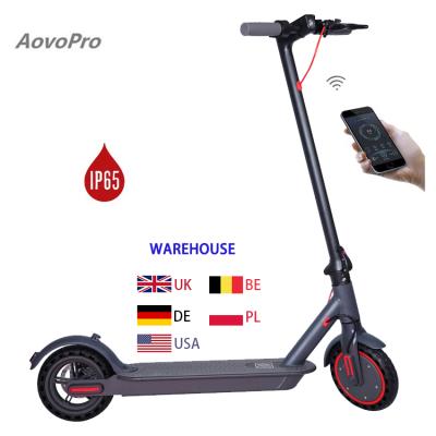 China LCD Display Screen + Powerful Light Motor LED Light Aovo Warehouse 350w Foldable Electric Scooter Adult Two Wheel UK Cheap Price for sale