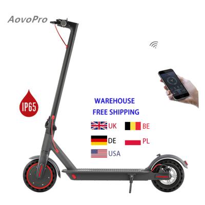 China AOVOPRO M365pro patinete electrico wholesale price 2 wheels unisex foldable electric scooter and adult electric scooters for sale