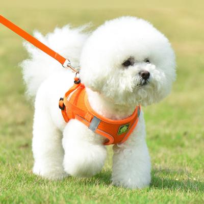 China High Quality Breathable Custom Made Sublimation Dog Harness Small Mesh Pet Dog Chest Harness Stocked Vest for sale