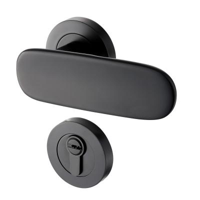 China Zinc Alloy High Quality Durable Using Various BlackWooden Door Lock Set for sale