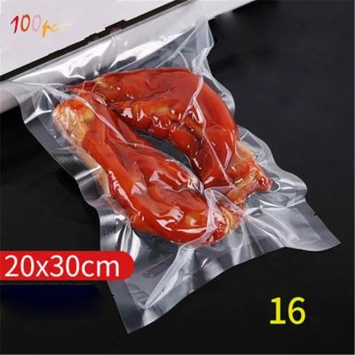 China 100Pcs/Lots Food Grade High Quality Eco-friendly Transparent Vacuum Sealing Bag Sealed Compound Food Freshness Preservation Bag Food Pouch for sale