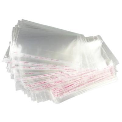 China Eco-Friendly Customize Resealable LOGO OPP Cellophane Poly Bags Clear Seal Self Adhesive Plastic Transport Packaging Individually Packed for sale