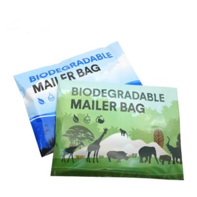 China High Quality Degradable Eco-friendly Factory Mail Pouch 10x13inch D2W Parcel Cartoon Express Mailer Envelopes Self Seal Package Plastic Bags for sale