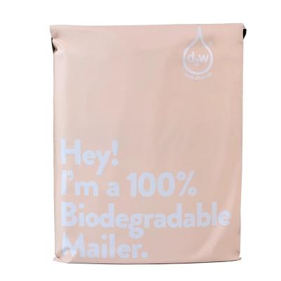 China Wholesale Pink Messenger Envelope Shipping Bags Self Seal Degradable Mailer Eco Friendly Eco Friendly Poly Shipping Biodegradable Courier Pouch for sale