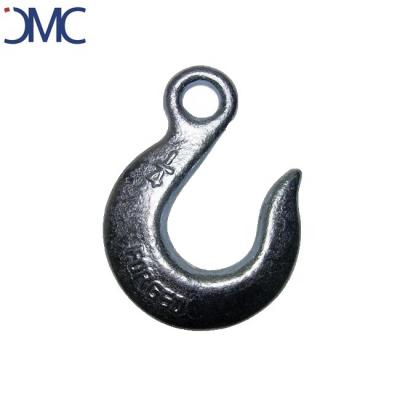 China Heavy Industry US Type Galvanized Carbon Steel Drop Eye Forged Hanging Hook for sale