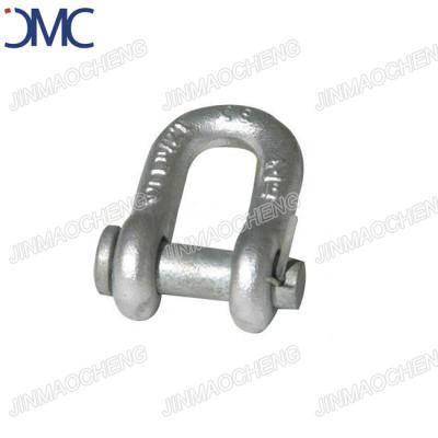 China Heavy Industry Competitive Price Galvanized Type G215 D Ring Shackle for sale