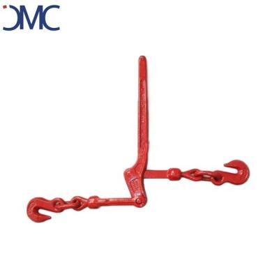 China Industry Red Material Spray Paint Alloy Steel Lifting Drop Forged Tension Load Lever Type Binding for sale