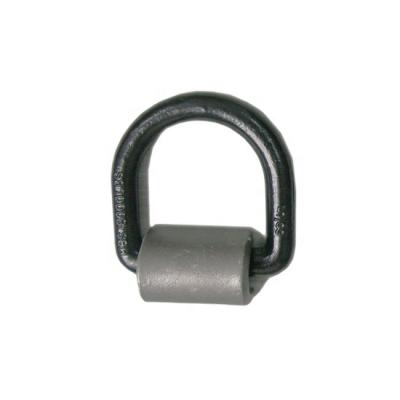 China Carbon Steel Painted Black Forged Lashing D Ring for sale