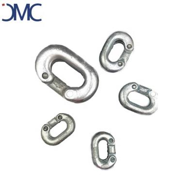 China Chain Link Hardware Galvanized Steel Oval Missing Link for sale