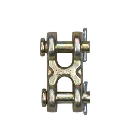 China Chain Fitting Drop Forged H Type Twin Clevis Link For Chain for sale