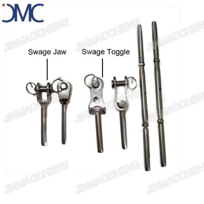 China Wire Rope Fittings Stainless Steel Swage Wire Rope Toggle End Fittings for sale