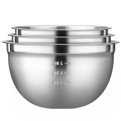 China SSGP Household Stainless Steel Egg Basin Spill-Proof Contemporary Bowl Kitchen Deepening Cooking Tools 18cm Steep Stirring Cream Bowl for sale