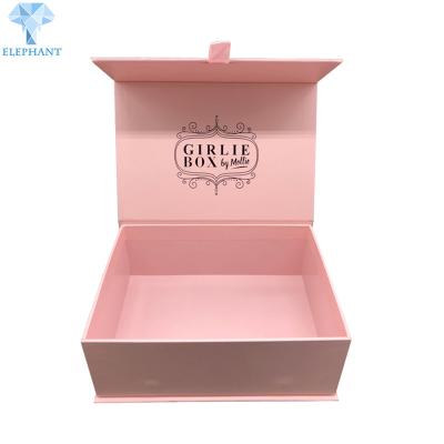 China Elegant 1400gsm Grey Board Magnetic Cardboard Gift Box Hot Stamping for sale