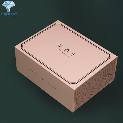 China Embossed Decorative Small Magnetic Gift Box Flip Top Magnetic Box for sale