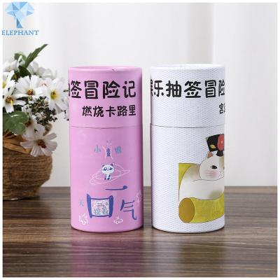 China Food Grade Paperboard Tube Packaging Embossing Cardboard Lip Balm Tubes Bulk for sale