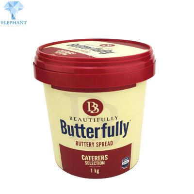 China Eco Friendly 500ml Ice Cream Tub 8oz Ice Cream Containers With Lids for sale