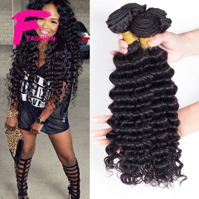 China Peruvian Virgin Hair Deep Wave100% Peruvian Human Hair Weave 4 Bundle Cheap Curly Hair for sale