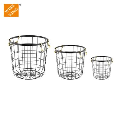 China Wholesale viable different size storage round metal wire locker for office bathroom living room hotel lundry use for sale