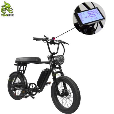 China Aluminum Alloy YQ E BIKES New Super Electric Mountain Bike Cruiser Adult Bicicletta Elettrica 48V 26 Inch Fat Tire E Bike 73 Drop Shipping for sale