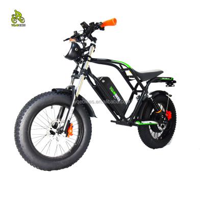 China YQEBIKES Fat Retro Full Suspension 48V1000W Aluminum Alloy OEM CE CE Certification 20