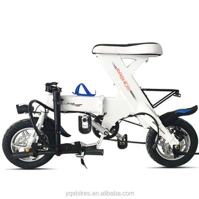 China 2017 New Aluminum Alloy Portable Electric Bike 48v Mini Folding Scooter Electric Folding ebike for sale