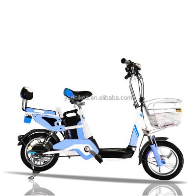 China 2017 Aluminum Alloy Customized Electric Bike 2 Wheel 48V Electric Bicycle With Pedals for sale