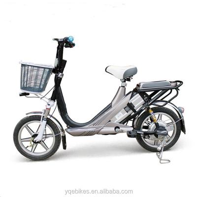 China 2017 Steel Electric Bicycle 48V 240W Brushless Scooter China Factory Cheap Electric Motorcycle for sale