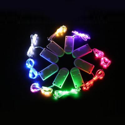 China String Lights Decorative Christmas Copper Wire String Led Lighting Lights 1m 2m 3m 5m with CR2032 Battery Operated for sale