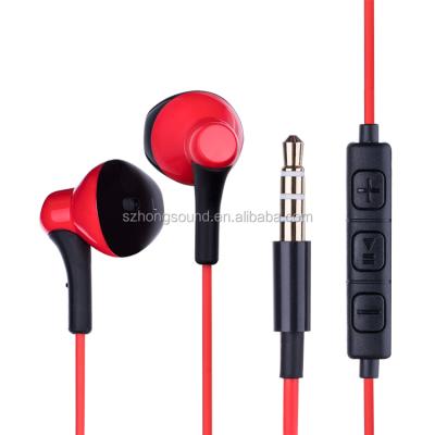 China 2019 Hot Selling Mobile In-Ear Earphone , Wired In Ear 3.5mm Earphone With MIC for sale