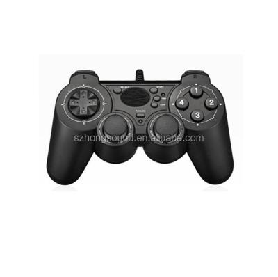 China ABS Shock Game Accessories Solid Black Durable Cable Control PC With Gamepad for sale