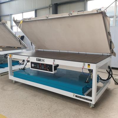 China Preheating/ Forming/ Laminating/ veneering Corian solid surface thermoforming forming bending vacuum press machine with heat oven for sale