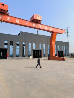 China Gantry Crane On Rails With Adjustable Lifting Height 0-50m Rmg Rail Mounted Gantry for sale