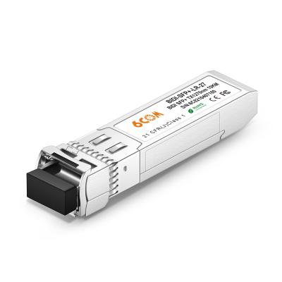 China Telecom HP H3C SFP-10G-BXU 10GBASE-BX10-U compatible SFP+ 1270nm-TX/1330nm-RX 10km DOM Transceiver Module for sale