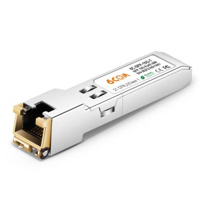 China Data Center Huawei SFP-10 G-T Compatible 10GBASE-T SFP+ Copper RJ-45 30m Transceiver Module for sale