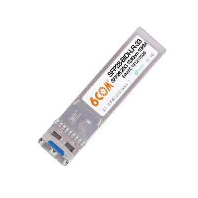 China 6COM 25G BIDI Transceiver Module Tx1330/Rx1270 SFP28 LR For 5G Network SFP28-BIDI-LR-33 for sale