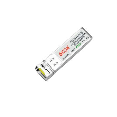 China 10G SFP+ BIDI 80km 1550nm / 1490nm LC Connector SFP Module BIDI-SFP+-ZR-55 for sale