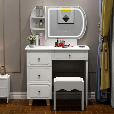 China Modern Design 2022 Makeup Dressing Table White Vanity Table Vanity Table Modern Dressing Table With Storage for sale