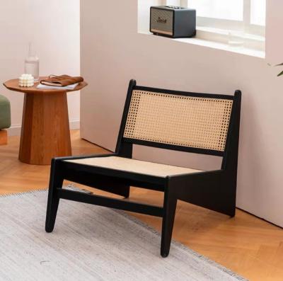 China Kangaroo Wood Lounge Chair (The Other) Nordic Adjustable Solid Wood Rattan Chair for sale