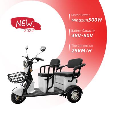 China 2022 best selling products passenger tricycle electric tricycle three wheel cheap electric convertible big space for adults for sale