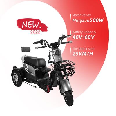 China 2022 New Passenger Tire Electric Tricycle Best Safety Hot Cheap Adult Electric Energy Saving Wholesale For Elders for sale