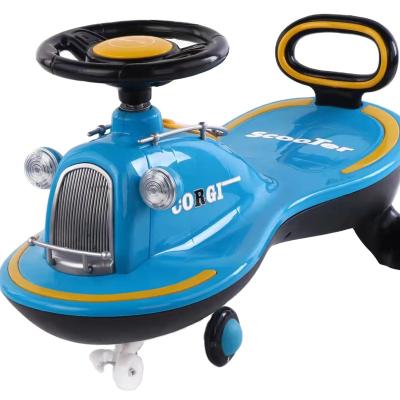 China Ride On Toy New Model Ride On Car Mute Wheel With Swing Light Car Twisting Car for sale