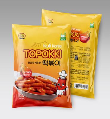 China Slightly sweet delicious rice cake quick to prepare halal food korea halal spicy Tteokbokki for sale