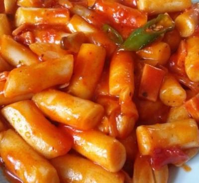 China Halal Meat Made in Korean Halal Meat Tteokbokki Slightly Sweet Delicious Spicy Sauce for sale