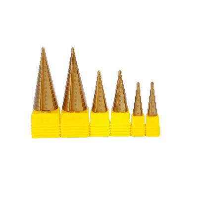 China A drill bit could be used in factory high quality 4-12mm/4-20mm/4- hole various size hole drilling tool high speed steel stage drill bit set 32mm for sale