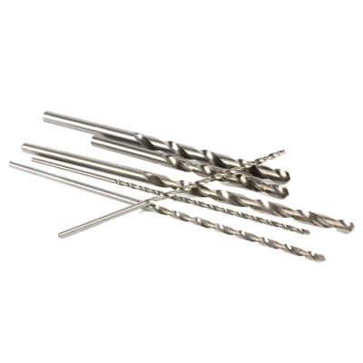 China Factory Metal Drilling Outlet HSS Twist Drill Bits Straight Shank Extra Long Dround Twist Drill Bits Fully For Wood and Matel for sale