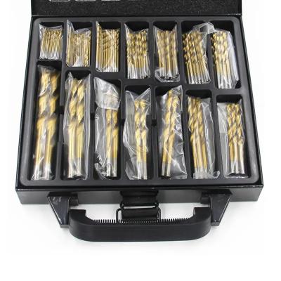 China Custom High Speed ​​Steel Titanium Twist 170Pieces Drill Bits HSS Drill Bit Set Metal Drilling Factory Wholesale for sale